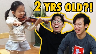 Professional Violinists React to a 2-Year-Old PRODIGY Progress Video