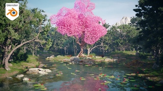 How To Create Beautiful Realistic Forest Environment | Blender 3D Environment [Free Project File]