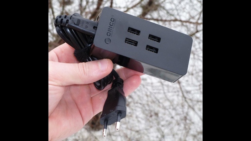 USB зарядка на 4 выхода ORICO DCV 4 U. Быстрый обзор, Ali