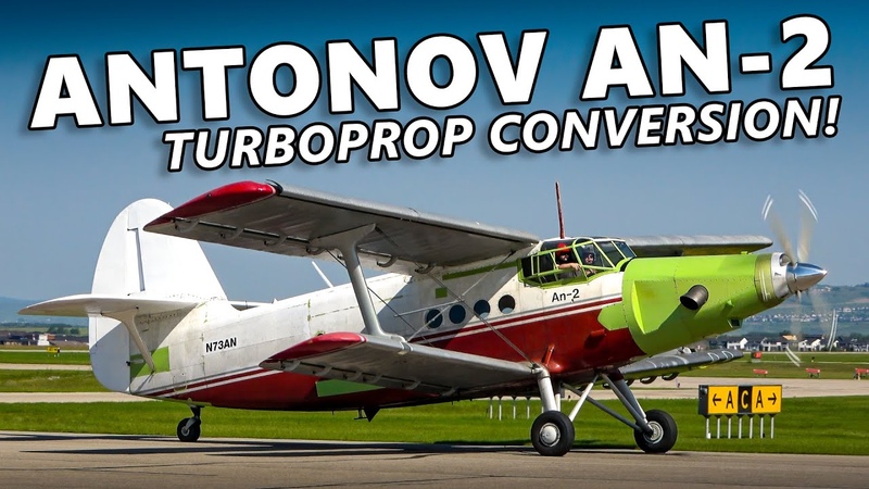 WORLDS LARGEST SINGLE ENGINE BIPLANE Antonov An 2 at Springbank