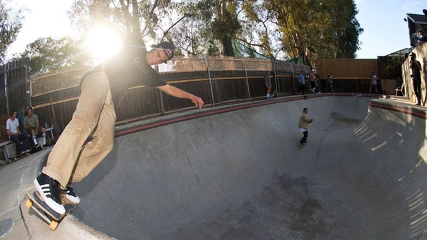 Backyard Bowl Skating in Huntington Beach, This is