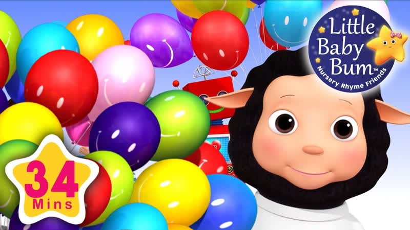 Learn with Little Baby Bum, Color Song Balloons, Nursery Rhymes for Babies, Songs for