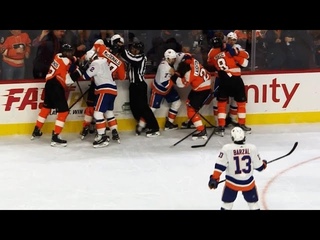 Andrew Ladd stirs up melee between Flyers, Islanders