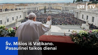 Šv. Mišios iš Vatikano. Pasaulinei taikos dienai | 2024-01-01