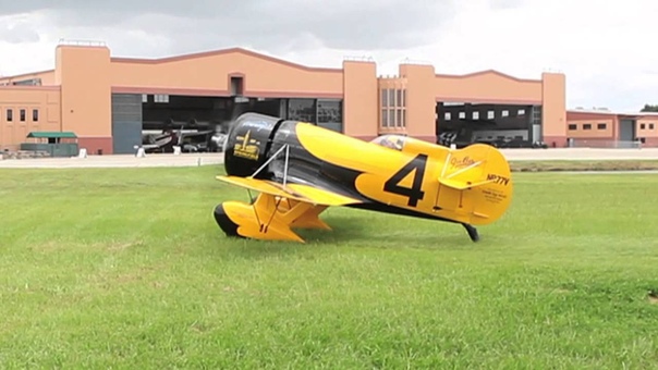 Gee Bee Z Engine Roar on Taxi