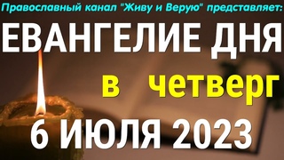 Евангелие дня. 6 июля 2023. Четверг. О Пресвятой, Пречистой и Преблагословенной