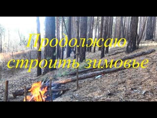 Продолжаю строить зимовье