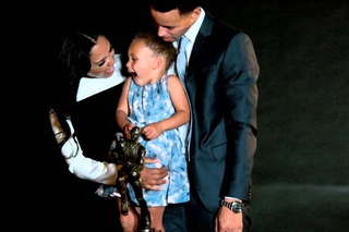 Proud Father, Stephen Curry