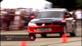Moscow Unlim 500: Evolution 8 (969 hp) - 1 mile in 25 sec.