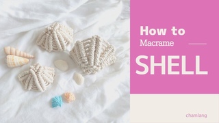 マクラメシェルの作り方/How to macrameshell /DIY Macrame