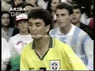 Diego Maradona en Futbol 5: Argentina vs Brasil - Segundo Tiempo (1994) DiFilm