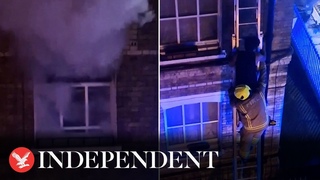 Man rescued from burning flat after e-bike catches fire