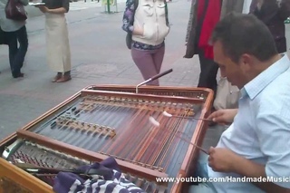 An Amazing Artist playing a Unique Instrument