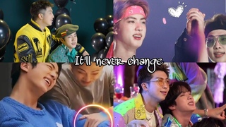 The way Jin look at him and lay on Namjoon | Namjin moments |