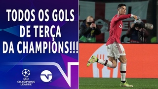 CR7 SALVA O MANCHESTER, HAT-TRICK DE LEWA E OS GOLS NESTA TERA DE CHAMPIONS LEAGUE (02/11/2021)