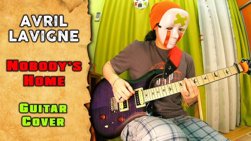 Avril Lavigne Nobodys Home, guitar cover, with solo + tab, mike Kid