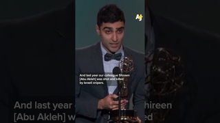 AJ+s Eat This won an award and the team paid tribute to an Al Jazeera cameraman killed by Israel.