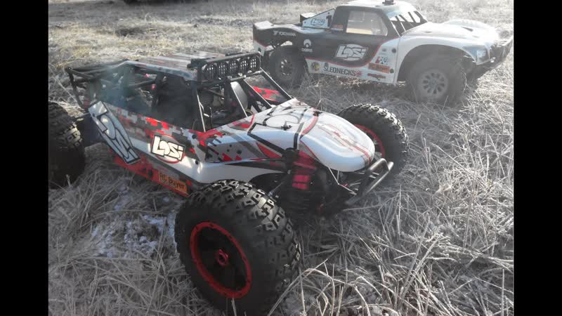 Losi DBXL, часть 2. .. доработка, обкатка бензиновой