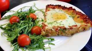 Картофельный хашбраун с яйцом | Potato hashbrown with egg. #SHORTS