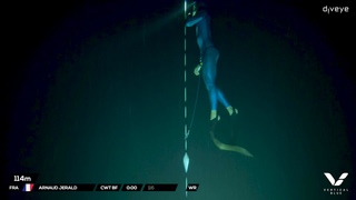 Arnaud Jerald NEW WORLD RECORD 116m CWTB Vertical Blue 2021