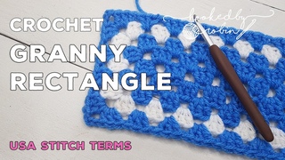 Easy Crochet Granny Rectangle | Motif or Blanket | How to Tutorial | Step by Step