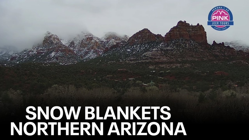 Snow in Sedona,