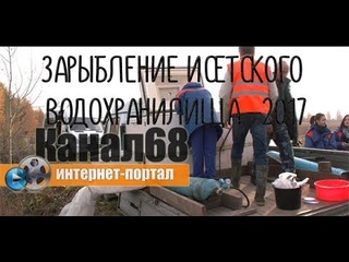 Зарыбление Исетского водохранилища-2017