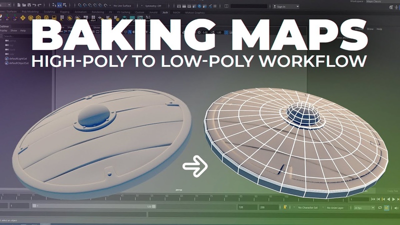 High Poly to Low Poly Workflow Made