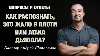 ВОПРОСЫ И ОТВЕТЫ «Как распознать, это жало в плоти или атака дьявола?» Пастор Андрей Шаповалов