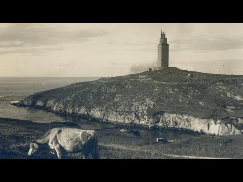 The oldest lighthouse in the world; Tower of Hercules, Giant burial mound, 1st century