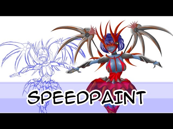 SPEEDPAINT DEMONESS Paint tool SAI by Orb