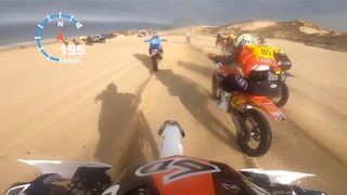 168 km/h sur la plage de Grayan [Motocross]