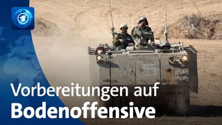 Krieg in Israel: Vorbereitungen auf Bodenoffensive, Flucht in Gaza