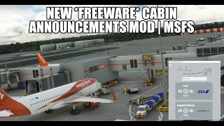 New FREE Cabin Announcement Tool for MSFS, Airline
