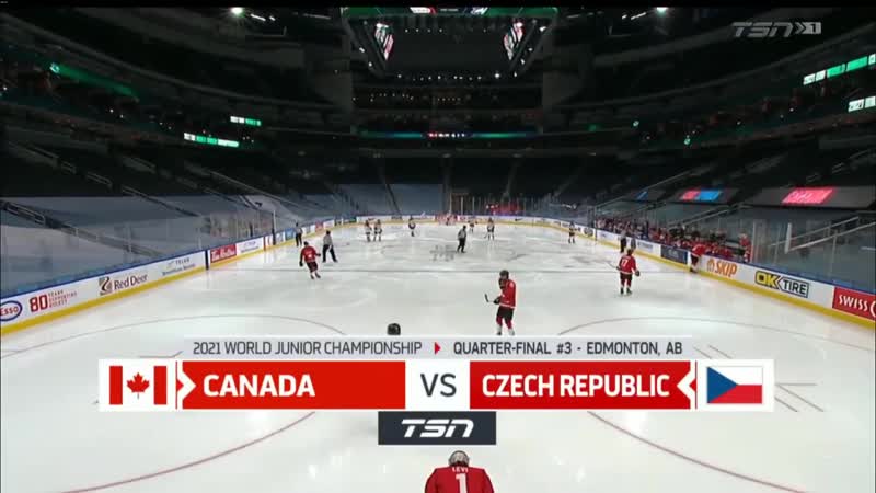 Czech Republic vs Canada Full Highlights Quarter finals WJC 2021 1 2
