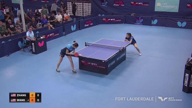 Lily Zhang vs Amy Wang, WS Fina, WTT Feeder Fort Lauderdale
