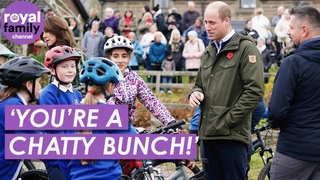 ’Wheels’ And Kate Meet Inquisitive Kids After Surprise Bike Ride