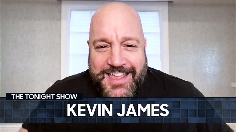 Kevin James Caught His Son Playing a Strange Virtual Reality Game, The Tonight
