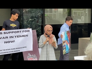 Yemen is Starving! Protesters at the United Nations condemn Saudi Crimes