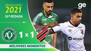 CHAPECOENSE 1 X 1 ATHLETICO-PR | MELHORES MOMENTOS | 26 RODADA BRASILEIRO 2021 |