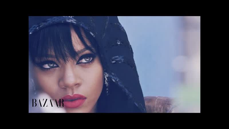 Rihanna of Arabia Harpers Bazaar Cover Makeup