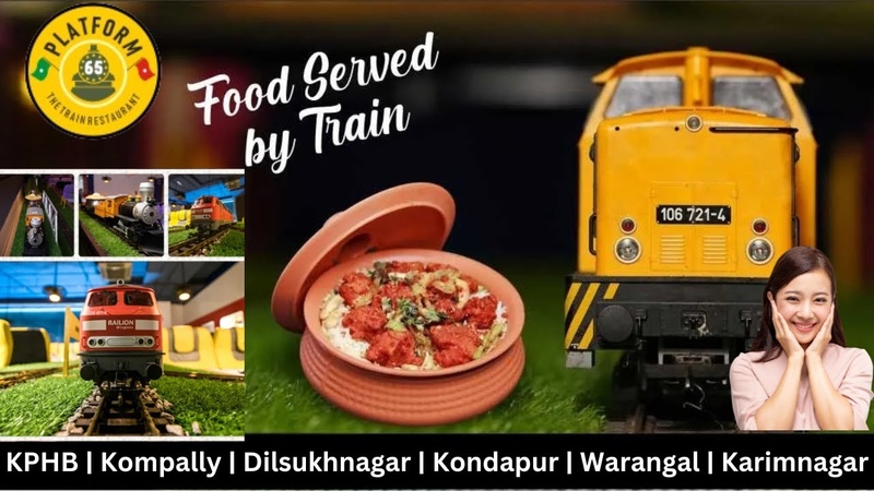Food Serve by Train, Platform 65 Restaurant, Best Ambiance Restaurant, Train