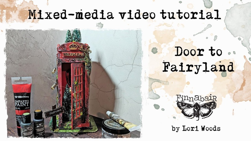 Door to Fairyland mixed media project