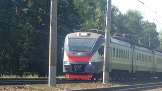 Электропоезд ЭП2Д-0208 ЦППК сообщением Зеленоград-Крюково - Ипподром