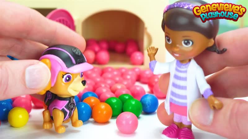 The Paw Patrol pups are Sick Can Doc Mc Stuffins help them feel