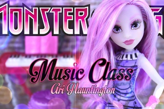 ОБЗОР куклы: Monster High Music Class - Ari Hauntington