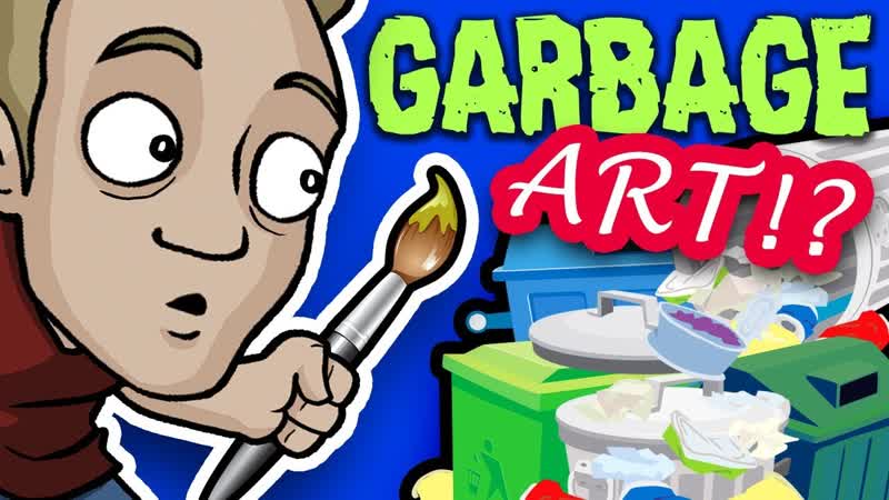 DUMPSTER ART CHALLENGE: From TRASH to