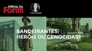 Ativistas de SP colocam caveiras nos monumentos aos bandeirantes