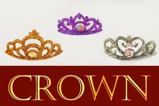 Miniature Princess Crown / Tiara / Coroa de princesa p/ Barbie / Doll Tutorial