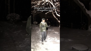 When you throw a snowball at your friends face #theboys #viral #shorts #snow #snowday